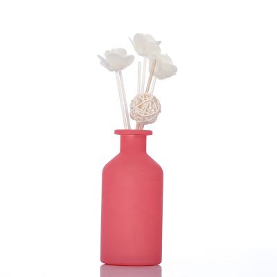 Factory Supplier 200ml Round Shape Aroma Diffuser Glass Bottle For Fragrance Oil 