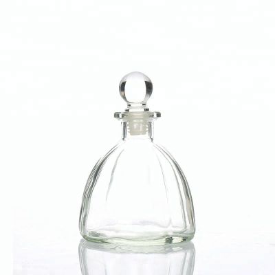 300ml Large Pumpkin Style Glass Perfume Bottle 