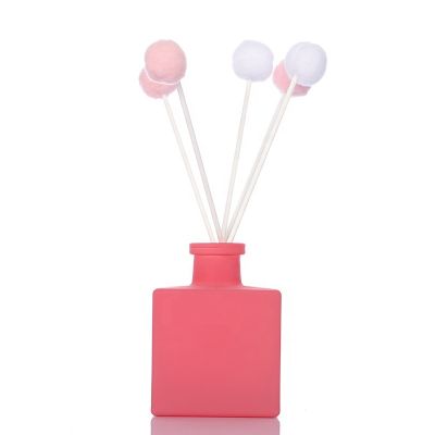 Manufacturer Wholesale 200ml 7oz Empty Square Shape Reed Diffuser Glass Bottle for Aroma Packaging 