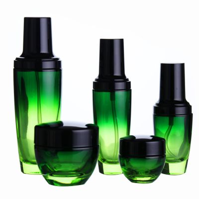 Empty 30ML 50ML 100ML Luxury Skin Care Cosmetic Jars And Bottles 15g 30g Anti-wrinkle Cream Pump Glass Lotion Bottles 