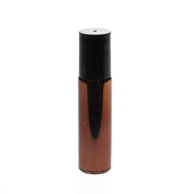 Cosmetic Packaging 8ml 10ml Round Empty Lip Gloss Oil Packaging Tube Glass Perfume / Lipstick Roll On Bottle 