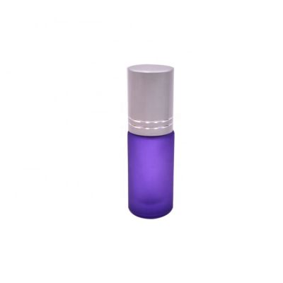 high quality travel size various color beautiful empty 5ml glass roll on bottle for perfume