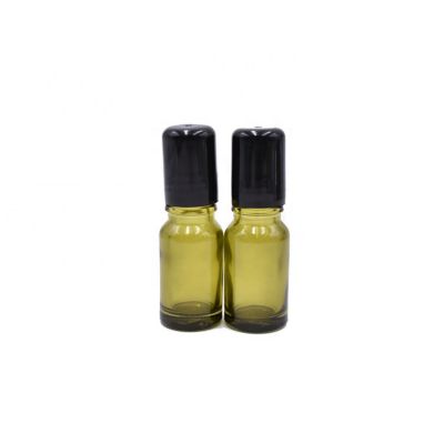 stocks beautiful refillable mini perfume roller bottle oliver green 10ml roll on essential oil bottle 