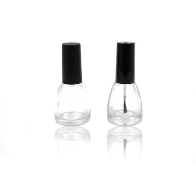 16ml Clear Empty Glass Nail Polish Bottle With Cap and Brush 