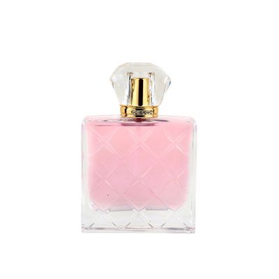 China Factory Price Cosmetic Bottle Rectangle Glass Perfume Bottles 