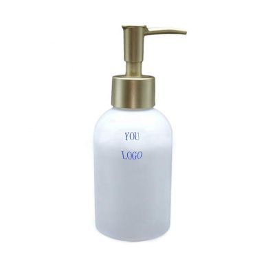 200ml porcelain white glass body lotion bottles and 7.5oz soap bottles