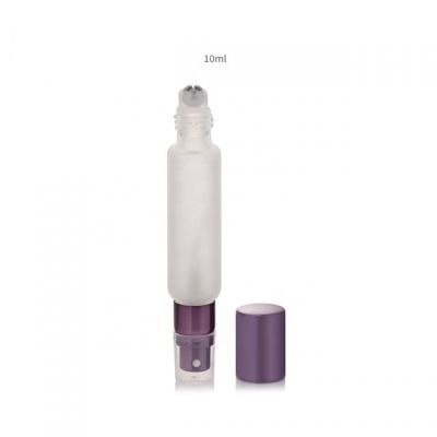 Hot sale 10ml Mist Roll on bottle with rose quartz roller ball 