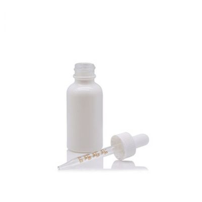 30ml white porcelain bottle of essential oil with screw cap 