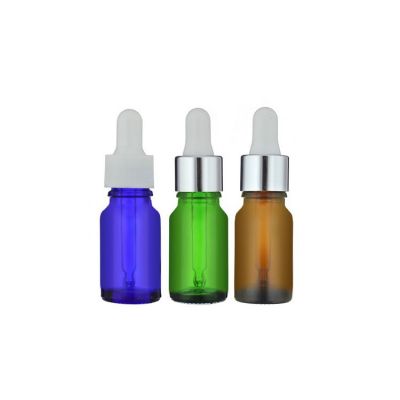 Custom size color 15ml glass dropper bottle 