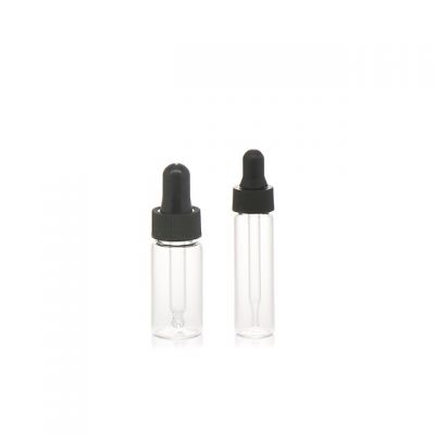 Perfume Oil use Clear transparent glass pipette dropper bottles 10ml 