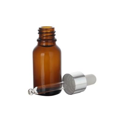 Stock 15ml glass dropper bottle custom size for wholesale 