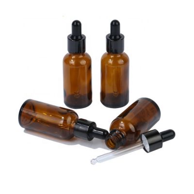 wholesale luxury glass essential oil bottle 20ml with dropper empty aluminium essential oil bottle new amber glass bottle 