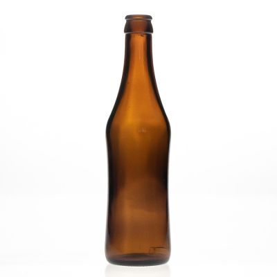 Factory Price Wholesale Unique Shaped 360ml 12oz alcohol Liquor Amber Wine Bottles Empty Beer Bottles 