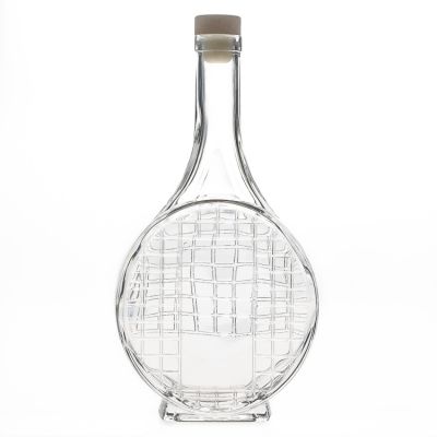 750ml Tennis Racket bottle liquor bottles empty glass wine bottle for vodka and whisky 