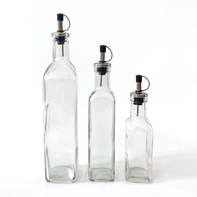 150ml 250ml 500ml kitchen supplies sesame olive oil soy sauce vinegar seasoning bottle glass 