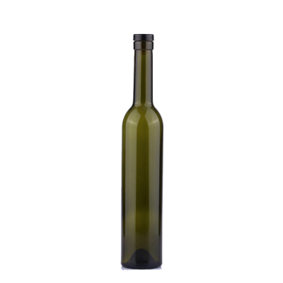 Round Dark green Wine Bottles Olive Oil Camellia Oil Glass Bottle 