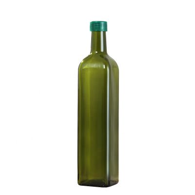 250ml 500ml 750ml 1000ml empty square glass olive oil bottle 