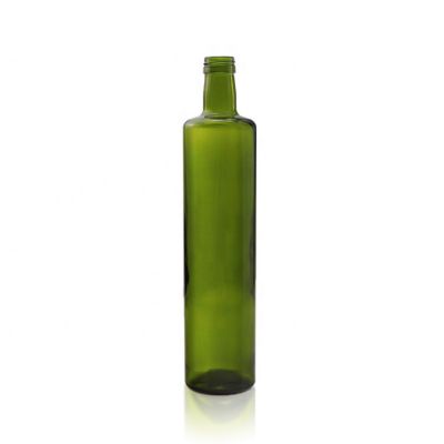 750ml Empty/Dark Green Olive Oil Glass Bottle /Round Olive Bottle Factory Direct Sale 