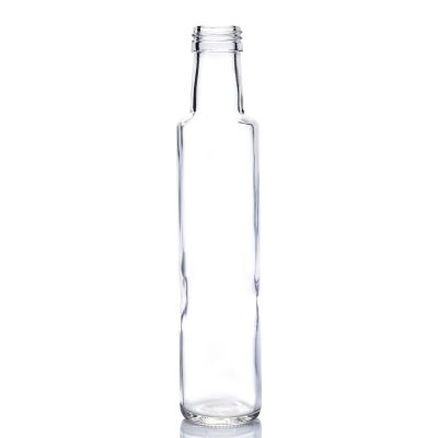 8.5OZ clear Dorica olive oil glass bottle 