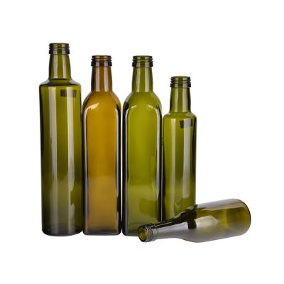 In Stock Green Olive Oil Bottles Set for Kitchen 