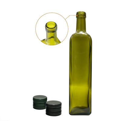 750ml classic green bordolese marasca olive oil glass bottle 