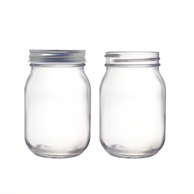 Food Grade Glass Mason Jar with Air Tight Lids 