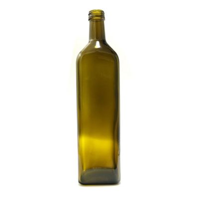 Professional Wholesale Chinese Green 1 Liter Glass Bottle Olive Oil 