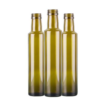 Stocked antique green round square 250ml 375ml 500ml 750ml 1000ml olive oil bottle 