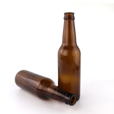 Hot Sale 500ml Glass Beer Bottle Soda Beverage Bottle with Crown Cover 