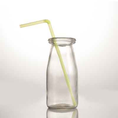 Wholesale Glass Round Juice /Beverage /Wine /Milk Bottle 1000ml with Cork /Metal Lid 