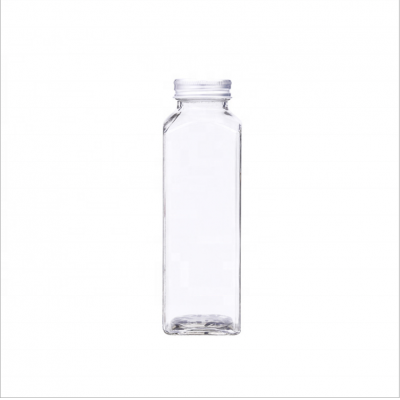 Cheap High Quality Bulk Eco Friendly Natural Orange Tea Beverage French Square Juice Bottle 