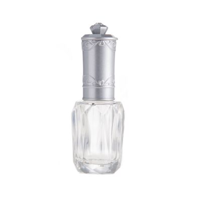 Wholesale Empty 12Ml Custom Square Glass Nail Polish Bottle with Brush 