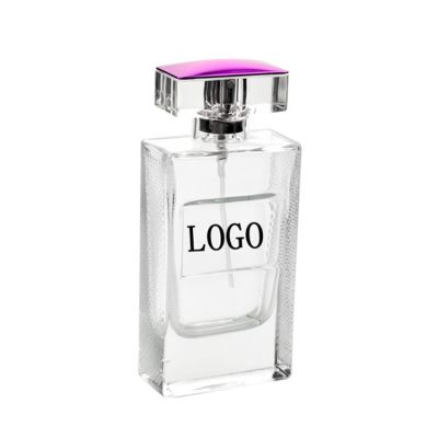 Custom design LOGO 60ml spray glass perfume bottle with surlyn lid