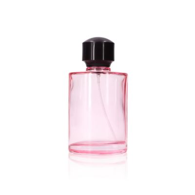 Glass spray atomizer bottle 120ml glass perfume bottle with black plastic spray pump 