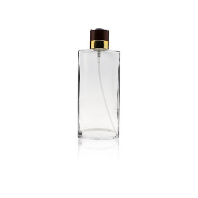 Transparent 100ml with Plastic Cap Glass Perfume Bottle 