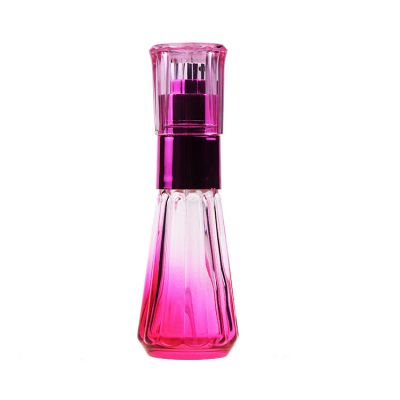High-Quality Rose Red Crystal Glass Perfume Bottle 110ml 