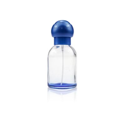 Wholesale OEM High Quality Round with Zamac Cap 55ml Perfume Glass Bottle 