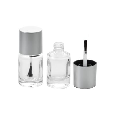 12ML Empty Nail Polish Glass Bottles with Brush Cap for Nail Art 