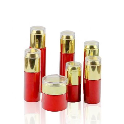 Wholesale 50g20ml30ml40ml 50ml60ml80ml Cosmetic Glass Bottle Sets Glass Jar For Skin Care Face Cream Lotion Bottle 