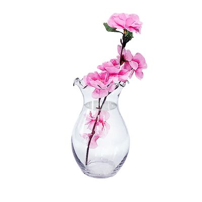 Wholesale Small Hydroponic Clear Glass Bud Vase 