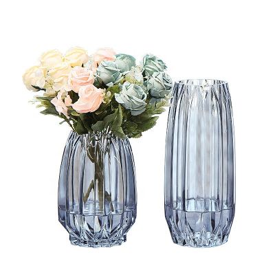 Ins wind glass vase nordic style living room decoration Nordic flower vase 