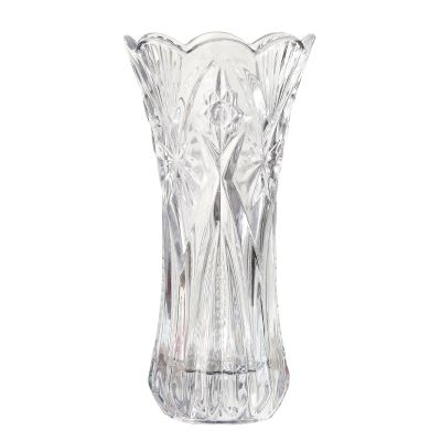 Handblown Transparent Glass Crystal Vases for Home Decoration
