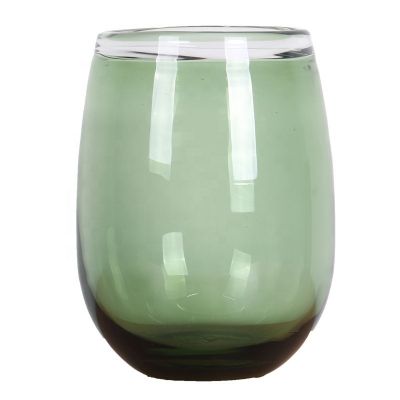 Wholesale bubble glass vase Simple Nordic home decoration hand blown flower glass vase 