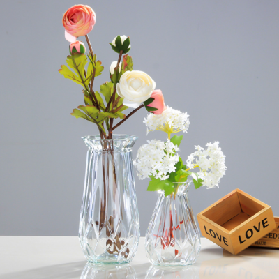 wholesale new popular home luxury round blown decoration colored mini small flower glass vase nordic