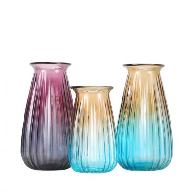 European Decoration Home Flower Vase Flower Arrangement Glass Vases For Home Decor 