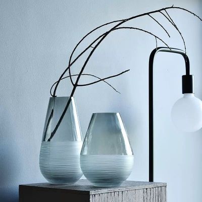 Nordic Luxury Modern Minimalist Creative Transparent Glass Vase Home Living Room Table Decoration Flower Vase 