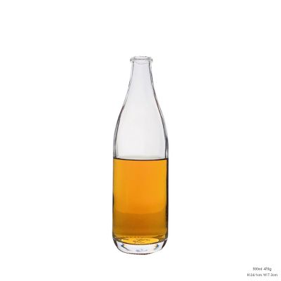 Top Grade Empty 500 ml Glass Bottles Liquor Bottles Wholesale 