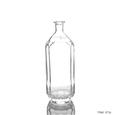 Factory Directly 750 ml Empty Liquor Bottles Vodka Bottle for Sale 