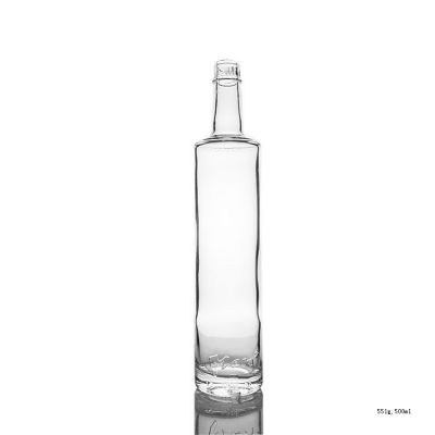 Factory Price 500ml Empty Bottles 50cl Spirit Bottle 