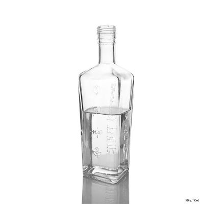 Cheap Fancy Wine Bottles 750ml Glass Liquor Bottles Tequila Glass Bottles